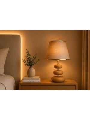 Vivense Store Ahşap Ayaklı Abajur, 36548