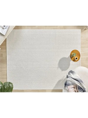 Vivense Naturel Sisal Jüt Modern Yıkanabilir Toz Vermez Halı, 100X400
