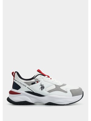 U.S. Polo Assn. Solıdar Beyaz Erkek Sneaker