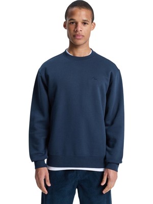 Quiksilver Salt Water Crew Lacivert Erkek Sweatshirt