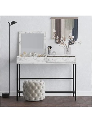 Vivense Linda Makyaj Masası, Carrara Marble