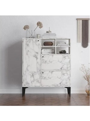Vivense Ewa Konsol, Carrara Marble