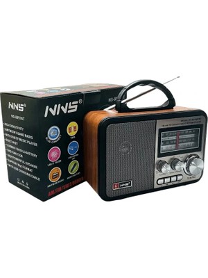 Altaylar Tedarik Nns NS-8897 Orta Boy Retro, Nostaljik, Ahşap Tasarım Radyo