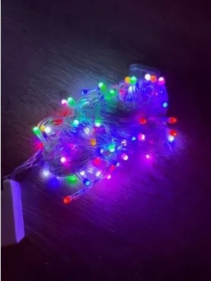 Elektronikçim 10M 100 LED Damla Uçlu Rgb Işık Şeffaf Kablo
