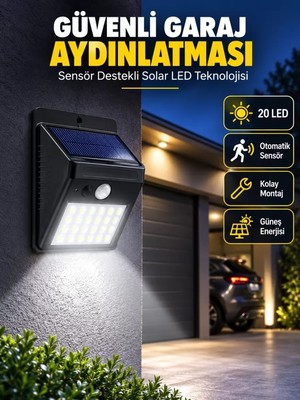 Nemere Ithalat Kablo Gerektirmeyen Solar LED Bahçe ve Veranda Işığı Yeni Nesil