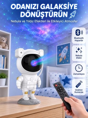 Nemere Ithalat Dekoratif ve Fonksiyonel Astronot Projeksiyon Aydınlatma