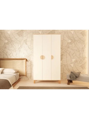 Vivense Bohem Gardırop, 3 Kapaklı, Gm 1003