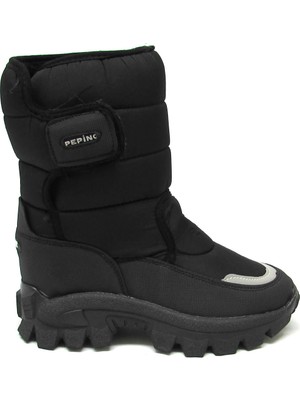 Pepino Unisex Çocuk Kar Botu Siyah P-1377