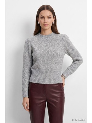 Rays Bisiklet Yaka Kazak 07299 Gri