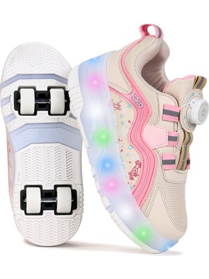 Kiko Kids  Lucia Patenli Işıklı Kız Çocuk Spor Ayakkabı