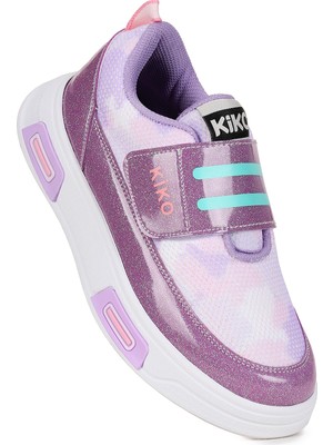 Kiko Kids  Strap Simli Cırtlı Günlük Kız Çocuk Spor Ayakkabı