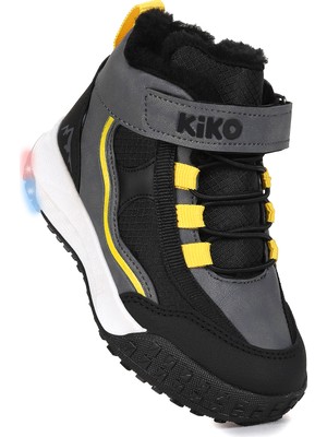 Kiko Kids  Rope Işıklı Cırtlı Erkek Çocuk Spor Bot Ayakkabı