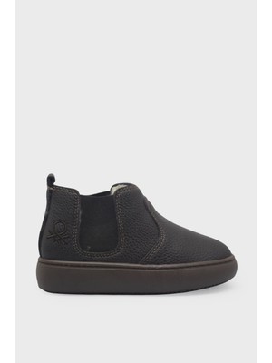Benetton Unisex Çocuk Günlük Bot Kahve BN-50182