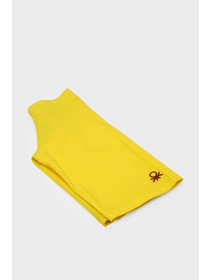 Benetton Kız Çocuk Kısa Tayt Sarı BNT-G239B