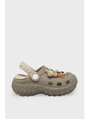 Kanuga Unisex Çocuk Crocsstyle Terlik Kum MYS960-1