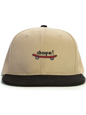 PataCute Dope Bej Snapback Şapka