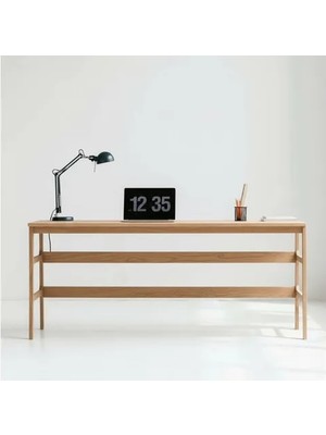 Vivense Woodesk Rustico Ahşap Çalışma Masası, Natural Renk
