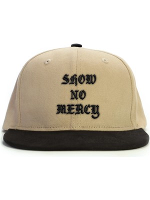 PataCute No Mercy Bej Snapback Şapka
