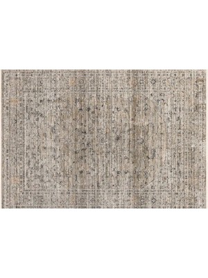 Vivense Pera Halı Antrasit Eskitme Desenli Modern Halı FMRT03 238X305 cm