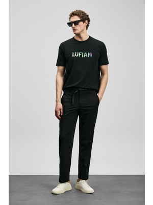 Lufian Torın Smart Erkek Chino Pantolon Slim Fit Siyah