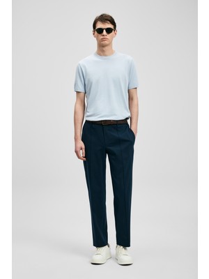 Lufian Sam Smart Erkek Chino Pantolon Slim Fit Lacivert