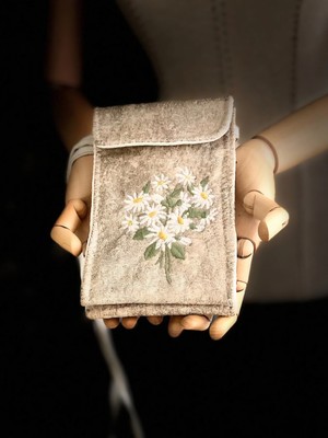 Ggart Handmade Meadov Nakış Işlemeli Telefonluk, Telefon Çantası V49