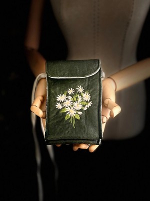 Ggart Handmade Meadov Nakış Işlemeli Telefonluk, Telefon Çantası V2