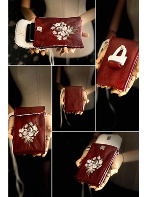Ggart Handmade Meadov Nakış Işlemeli Telefonluk, Telefon Çantası V59