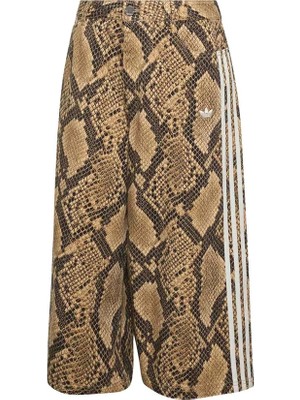 Adidas Kadın Şort Snake Prınt Denım Bermuda Shorts KX1899