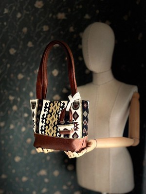 Ggart Handmade Terra El Yapımı Kumaş Bayan Çanta, Tote Çanta V24