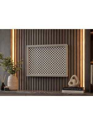 Eylux Shop Modern Dekoratif Duvara Asılabilir Sigorta ve Modem-Wifi Saklama Kutusu 30X40 cm Derinlik 10CM