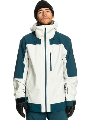 Quiksilver Ultralight Erkek Gri Snowboard Ceketi