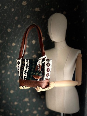 Ggart Handmade Terra El Yapımı Kumaş Bayan Çanta, Tote Çanta V23
