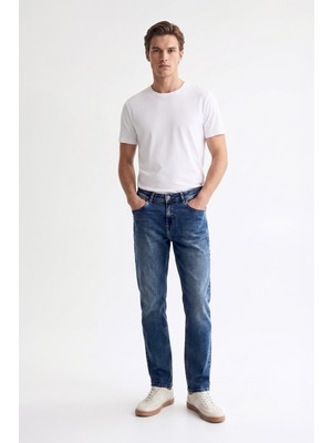 Banny Jeans Erkek Koyu Mavi Regular Fit Jean Pantolon