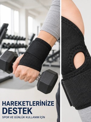 Skygo El Bilekliği Başparmak Destekli Ayarlanabilir Bilek Sargısı Sporcu Bilek Bandajı Ayarlanabilir El Bilek Bandajı Başparmak Geçişli Bilek Desteği Günlük ve Spor Kull