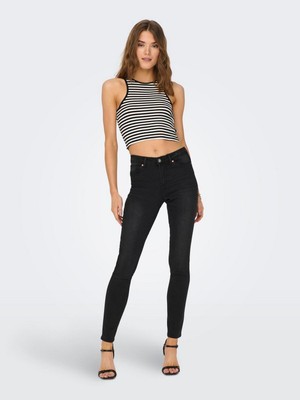 Only Kadın Onlbelia S/l Kadın Siyah Beyaz Çizgili Bluz 15289846