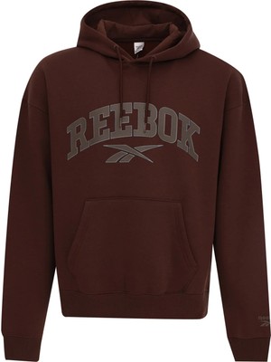 Reebok Ellıs Varsıty Hoody Kahverengi Erkek Sweatshirt