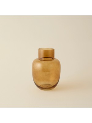 Karaca Home Morris Vazo Amber 20X14,5 cm