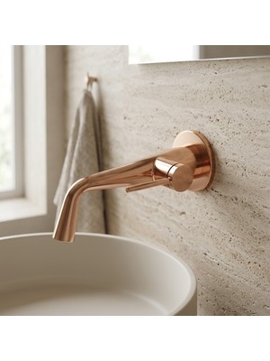 Fontana FG-A4503 Parlak Rose Ankastre Lavabo Bataryası