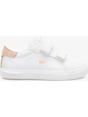Lacoste Powercourt Çocuk Beyaz Sneaker 751SUI0016T 1y9