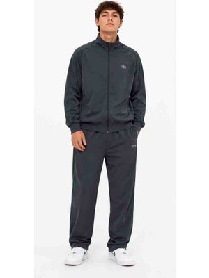 Lacoste  Büyük Beden Füme  Eşofman  Takımı