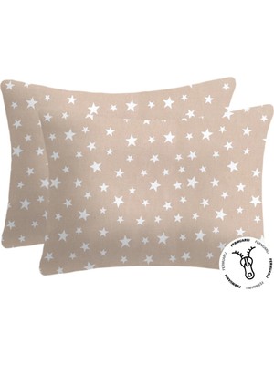 Lief Home %100 Pamuklu Fermuarlı Yastık Kılıfı 50X70 ( 2 Adet )