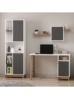 Minar Venaro Set 1 (Masa+Büyük Kitaplık)