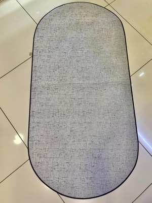 Jakar Gri Oval Yolluk/paspas 75X150CM