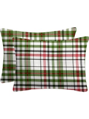 Lief Home %100 Pamuklu Flanel Kumaşından Fermuarlı Yastık Kılıfı | 50X70 ( 2 Adet )