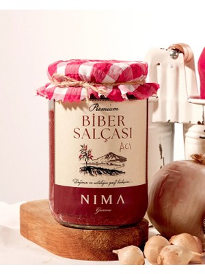 Nima Gurme Acı Biber Salçası 700 gr %100 Doğal Hatay Menşeli Geleneksel Lezzet