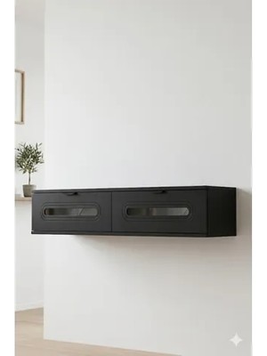 Vivense Rany Dresuar Antre Hol Rafı Antrasit Silver 120 cm DA1220AS
