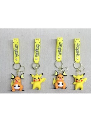 Pikachu Silikon Anahtarlık Nemere