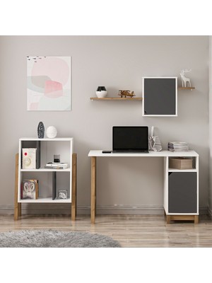 Minar Venaro Set 2 (Masa+Küçük Kitaplık)