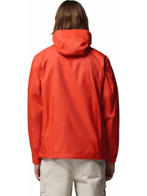 Columbia RM2433 Watertıght Iı Jacket Turuncu Kapüşon Yaka Normal Düz Erkek Yağmurluk